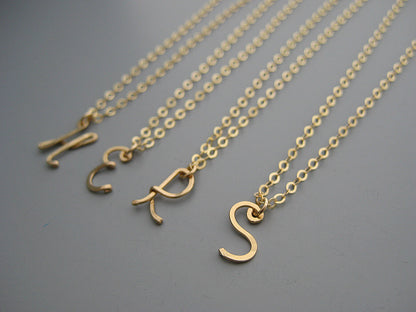 1 Uppercase Initial Necklace