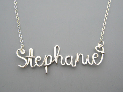 Whimsical Name Necklace
