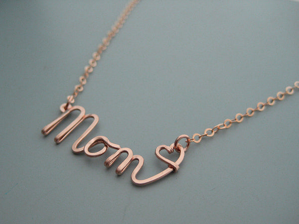 Mom Word Necklace