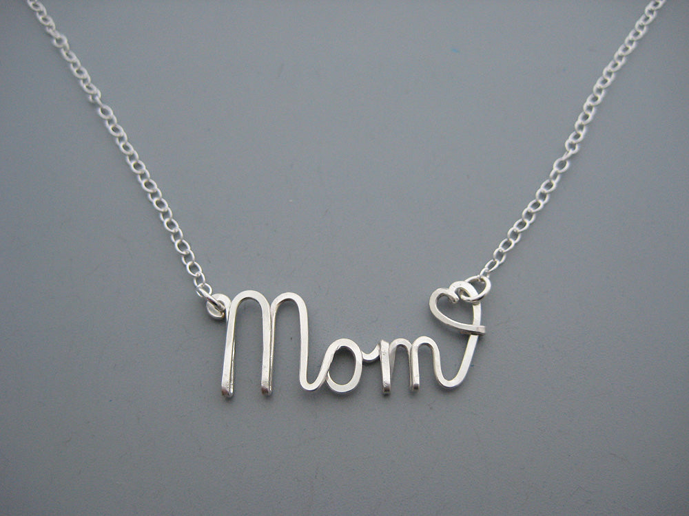 Mom Word Necklace