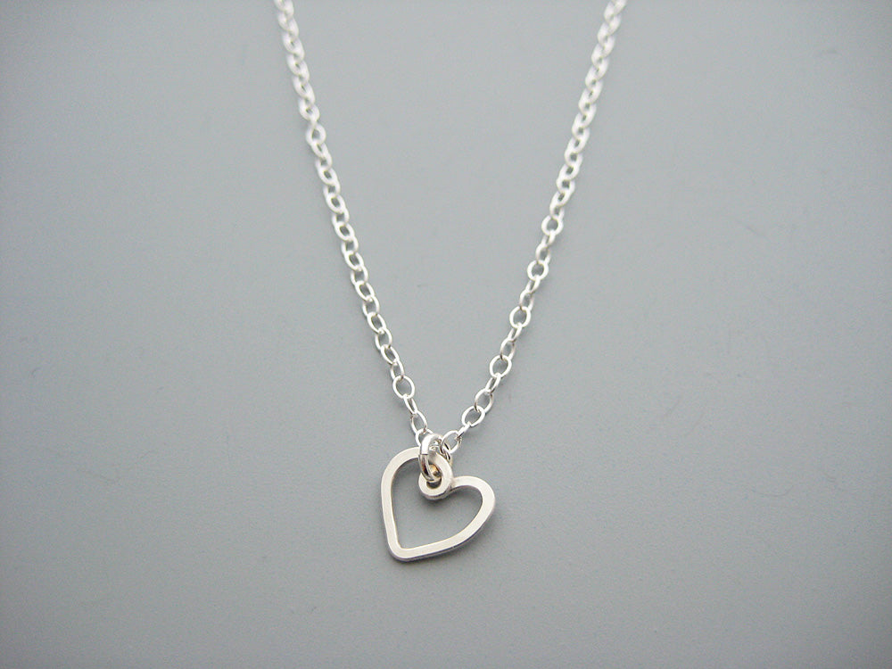 Open Heart Symbol Necklace